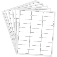 Etiquetas autoadhesivas de 30 x 2-5/8 pulgadas, etiquetas de dirección de envío, 500 hojas, etiquetas SKU para impresora láser/de inyección de tin