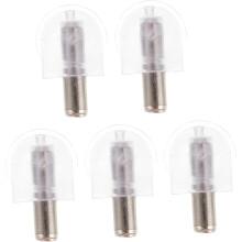 Paquete de 50 soportes metálicos para estantes metálicos, resistentes, transparentes.