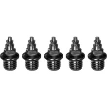 Paquete de 5 clavos de repuesto de carbono ligero de 7 mm para zapatillas de running de media y larga distancia, color negro