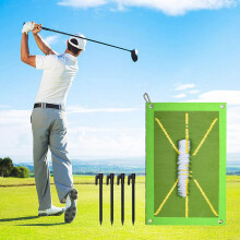 Tapete de entrenamiento de golf, tapete portátil de césped artificial para práctica de golf, detección de swing, equipo de ayuda para el entrenami