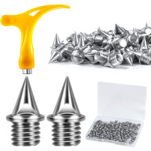 150 clavos de acero inoxidable para zapatillas de running de 6,35 mm con llave inglesa