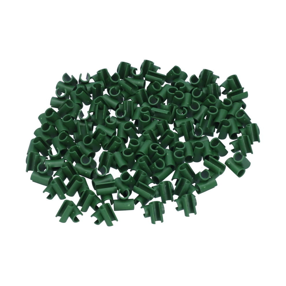 100Pcs Plastic Plant Buckles Cross Fix Clips Garden Vines 8Mm 8041340564984