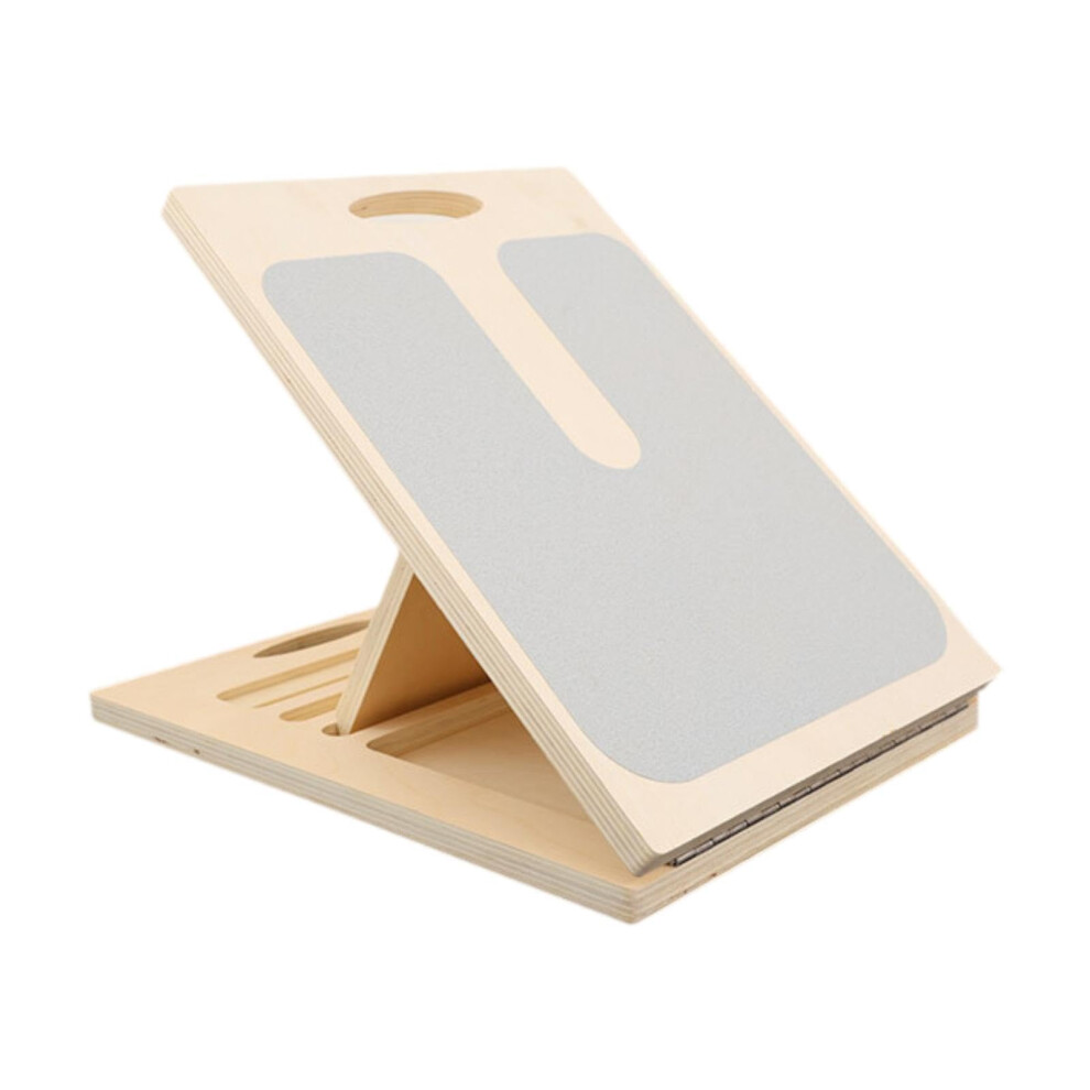 Holzkalbstrecker Steigetafel 15.7x11.8 Inch Portable Stretching Board for Calf Stretching Exercises