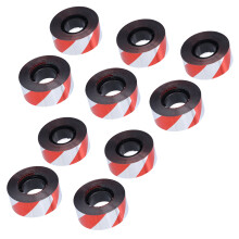 10PCS Reflective Bird Deterrent Tape 2.5cmx60m Red Silver