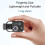 200X Pocket Microscope with CPL & LED Light, Portable Black 7