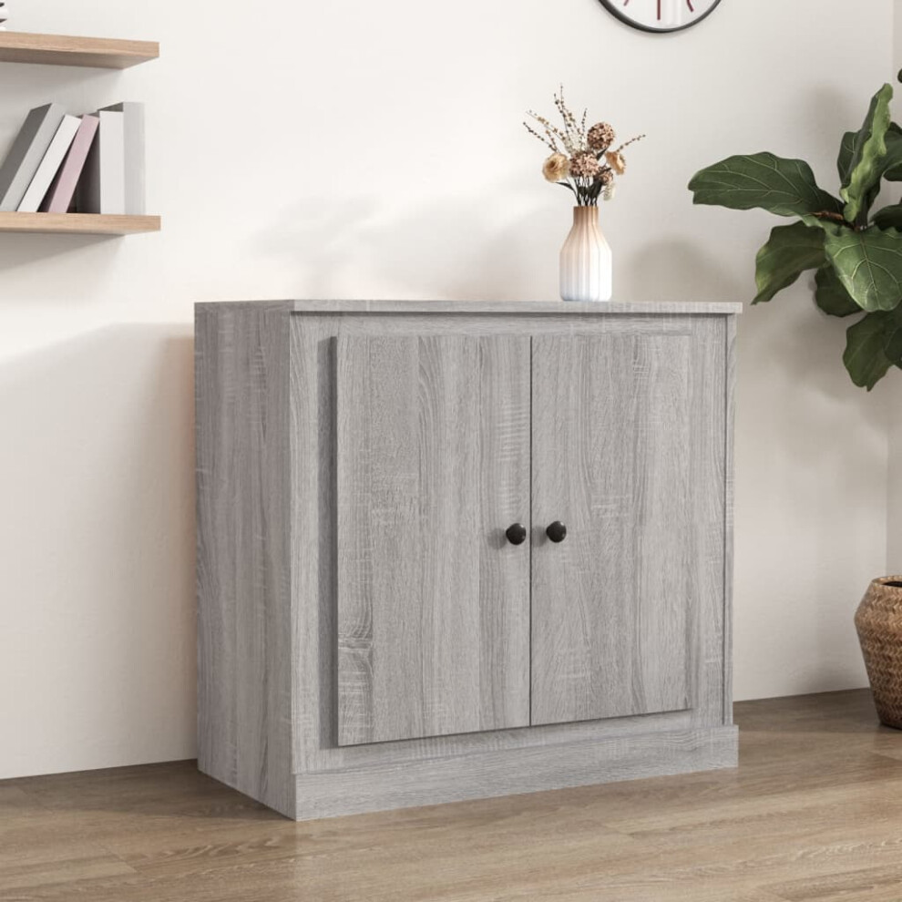 Vidaxl Sideboard Sonoma 70X35.5x67.5 Cm Engineered Wood Grey