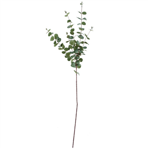 Leaf 70cm Grey Glass Vase Artificial Orchids and Roses 1