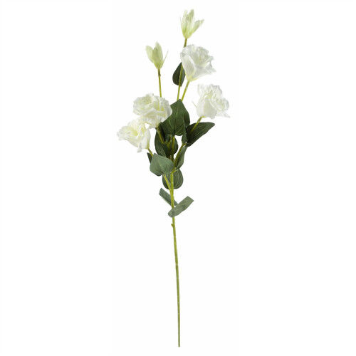 Leaf 70cm Grey Glass Vase Artificial Orchids and Roses 2