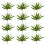Leaf 12 x 40cm Artificial Crocodile Fern Plant 1