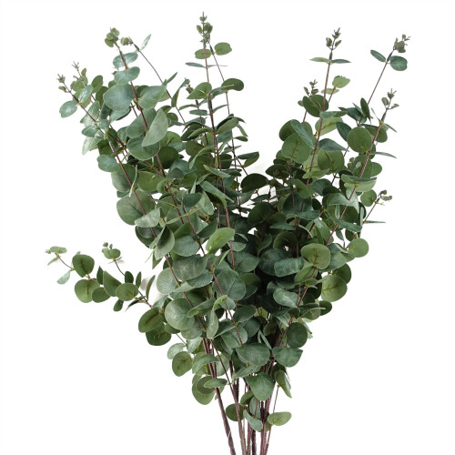 Leaf Pack of 6 x 100cm Artificial Eucalyptus Foliage