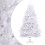 VidaXL vidaXL Artificial Hinged Christmas Tree with Stand White 300 cm 1