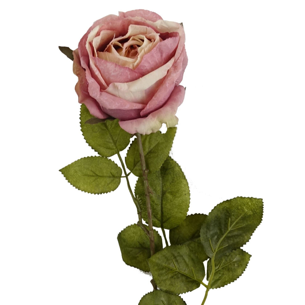 Leaf 70Cm Artificial Rose Light/Pink