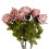 Leaf Pack of 6 x 70cm Artificial Light Pink Rose 1