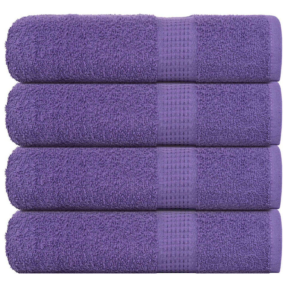 vidaXL Hand Towels 4 pcs Purple 50x100 cm 360 gsm 100% Cotton-image-OPC-PJKP2JH-NEW