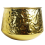 Leaf 18cm Gold Swirl Metal Planter by Leaf 1