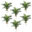 Leaf Pack of 6 x 50cm Artificial Mini Palm Tree 1