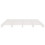 VidaXL Bed Frame White 135x190 cm Solid Wood Pine 4FT6 Double 5