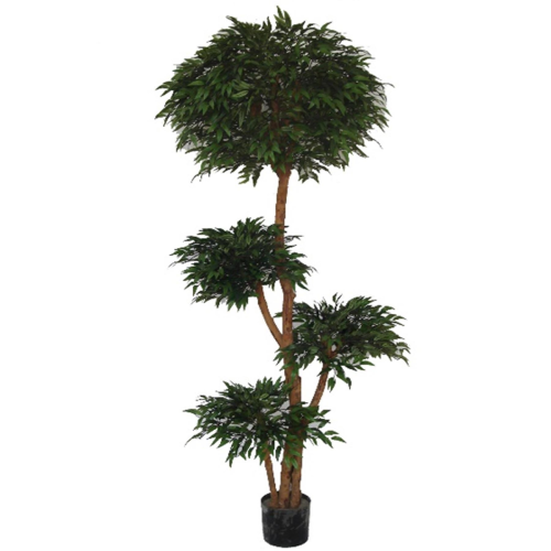 Leaf 180cm Fire Retardant Ruscus Tree With 4173 Leaves