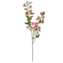Pack of 6 x 90cm Artificial Pink Rose Stem