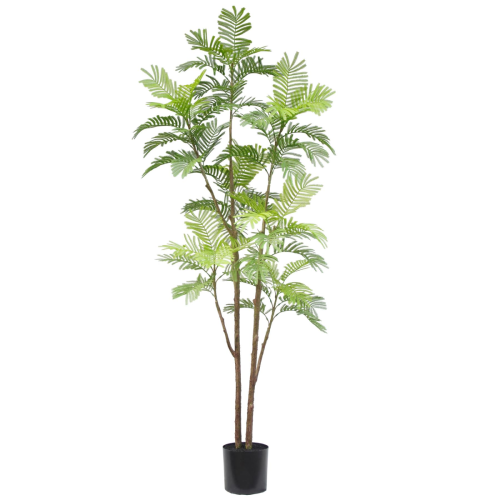 Leaf 210cm Spiny Date Palm Realistic Artificial Tree