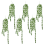 Leaf Pack of 6 x 70cm Artificial String of Hanging Pearls 1