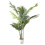 Leaf 160cm Artificial Palm Tree with 15 Leaves in White Pot 1