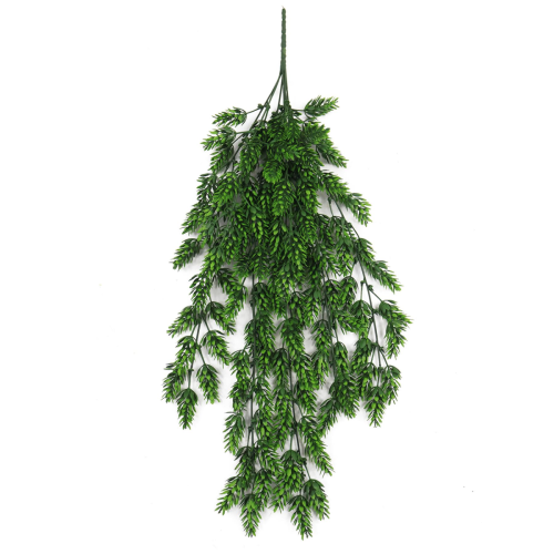 Leaf Hanging UV and Fire Resistant Artificial Clustered Fern Plant 128cm