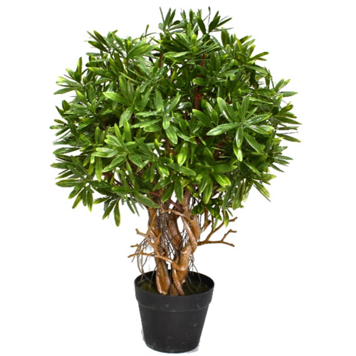 Leaf 45cm Fire Retardant Mini Ficus Topiary Ball Plant