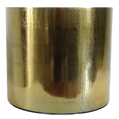 Leaf 18cm Gold Etched Metal Planter by Leaf