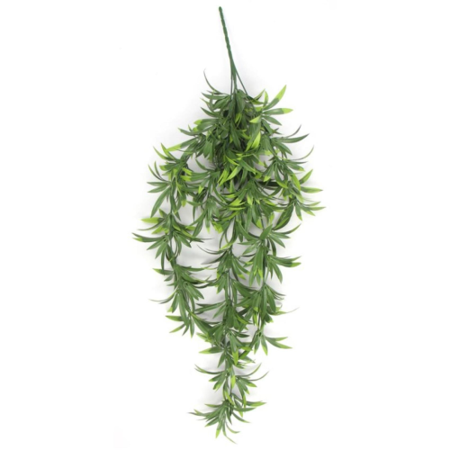 Leaf Hanging UV and Fire Resistant Artificial Fronded Thyme Plant 70cm