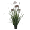 Leaf 95cm Artificial Grass Plant Potted with Flower Detail 1