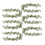 Leaf Pack of 6 x 190cm Fire Retardant Artificial Palm Garland 1