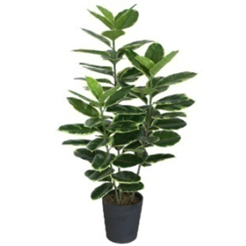 Leaf 120cm Artificial Rubber Tree