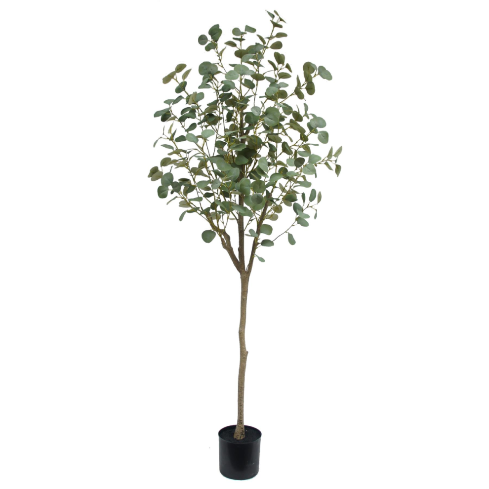 Leaf 180Cm Eucalyptus Realistic Artificial Tree Green