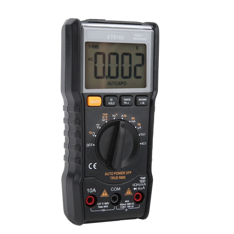Et8102 Digital Multimeter 6000 Counts Voltage Current Resistance 5061340566439