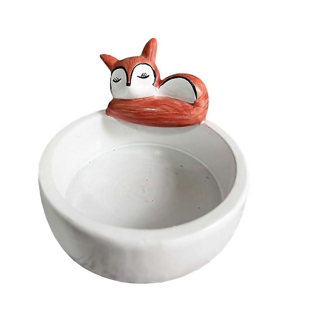 For Sleeping Fox Candle Holder Candle Holder Decor For Animal Lover-image-OPC-PJKP7GF-NEW