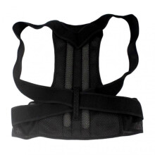 (2XL,Black)Posture Corrector for Women Men Adjustable Upper Back Brace Support for Neck Shoulder Pain Relief Daily Wear