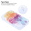 Portable Multicolored Paint Box: Durable Folding Iron Watercolor Case 11