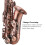 Saxophone Red Antique E-flat Brass Material with 7