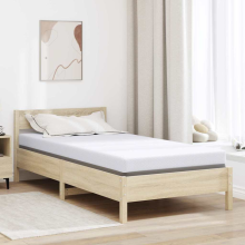 vidaXL Matratzentopper aus Memory-Schaum 90 x 190 cm Thick Weich Weiß