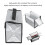 3/4 Lithium Battery Safe Bag Flame Resistant, Silver, 21.8cm 7