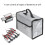 3/4 Lithium Battery Safe Bag Flame Resistant, Silver, 21.8cm 10