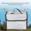 3/4 Lithium Battery Safe Bag Flame Resistant, Silver, 21.8cm 8