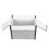 3/4 Lithium Battery Safe Bag Flame Resistant, Silver, 21.8cm 15