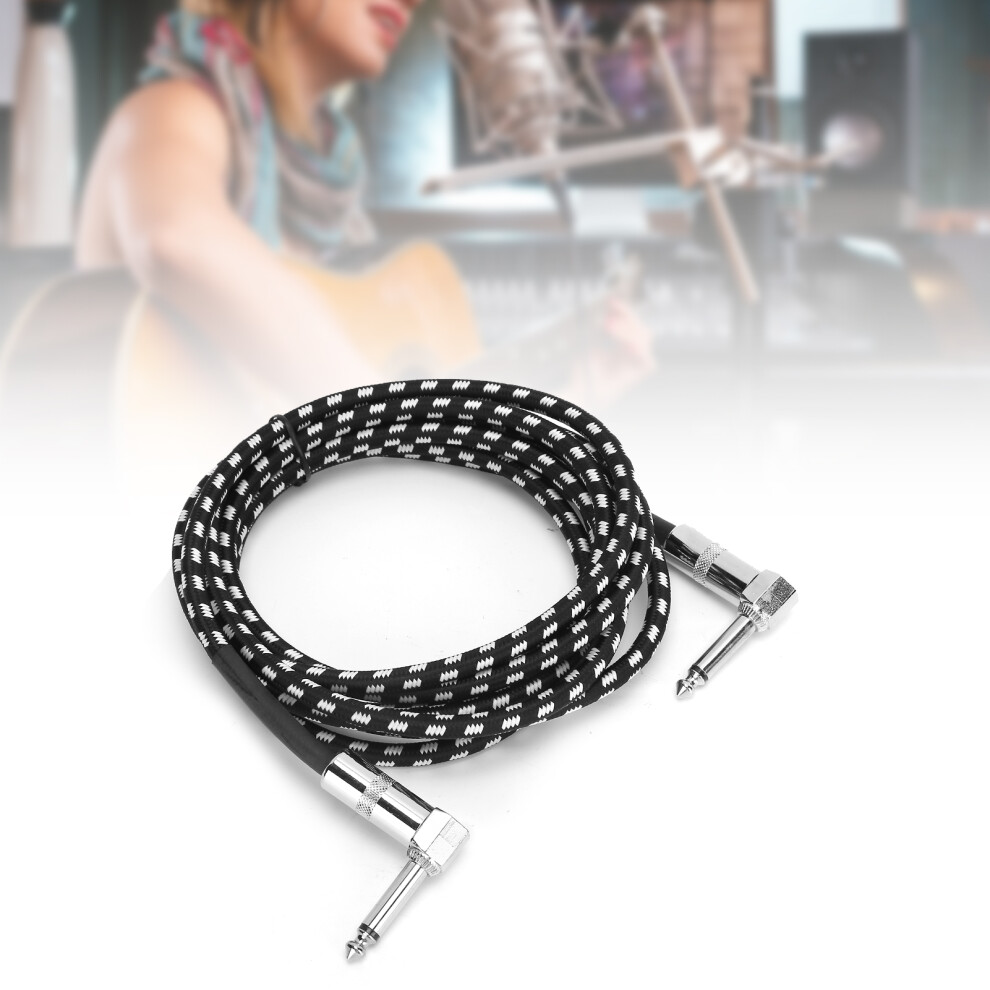 Guitar Instrument Cable 6.35Mm 1/4In 3M/9.8Ft Audio Connection Wire 6921340570692