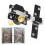 (70mm Lock Cylinder) Premium Long Throw Securitys Gate Lock Versatile Easy Installation for Backyard Fence Protection 4