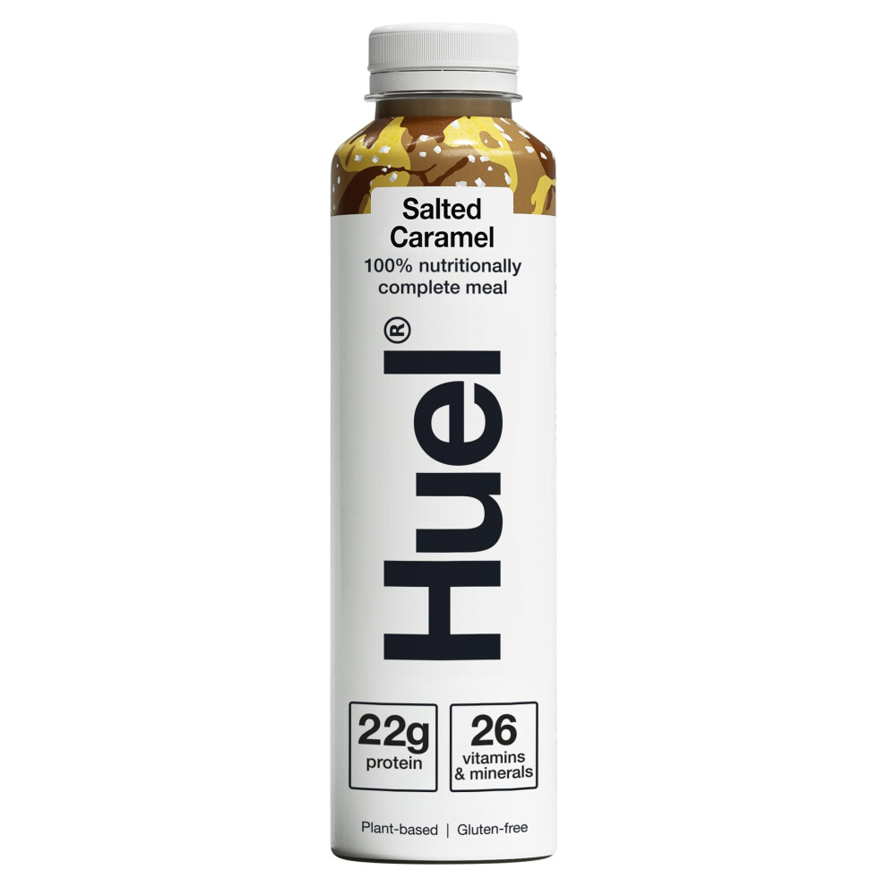 Huel Ready-To-Drink Meal, Salted Caramel Protein Drink, 8 X 500Ml Bottles, Protein Shakes, Pre-Portioned Meal, 20G Of Protein Per Bottle