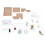 MiniKit: Cap 2xAAA; Taille 25,1x19,6x18 cm; Couleur Nat 15