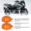 Gelbe DL1000 V-Strom Blinkerlinse 2006-2012 13