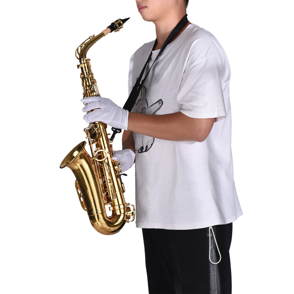 Eb Alto Saxophone Brass Lacquered Alto Sax Wind